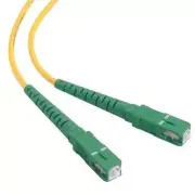 15 PACK LOT 10m SC(APC)-SC(APC) Simplex 9/125 OS2 Singlemode Yellow OFNR 33FT