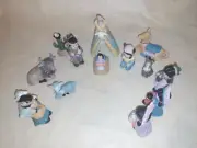 13 Pc Pueblo Nativity Set Pueblo Native American Unused