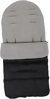HOOTNEE Bunting Bag Supple Stroller for Warmth Winter Footmuff for Prams Windproof and Comfortable Design Grey