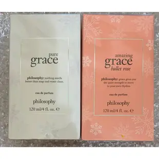 Philosophy (肌膚哲理) 香水 [ 純淨優雅 芭蕾玫瑰 兩款可選 ] Pure Grace 120ml 全新