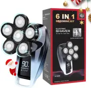Head Shavers for Bald Men,5 In1 Electric Head Shaver for Men Wet Dry Mens Electr