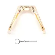 Eyeglass Saddle Bridge Gold Nose Pads Nose Piece Sunglasses Nose Nose Bridge #1