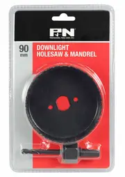 P&N Holesaw Downlight w/ Mandrel 90mm HSS 18TPI 166044667