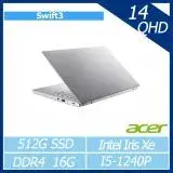 Acer Swift3 SF314-512-50JE 神秘銀/i5-1240P