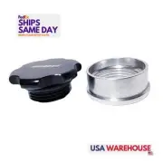 Moroso 85286, Kit Black Aluminum Alm Filler Cap & Bung Kit 1.5 Od Performance Pa