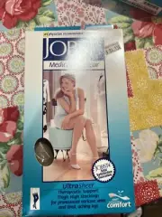 JOBST UltraSheer Thigh High Dot Band Closed Toe 20-30mmHg (Natural/Silky Beige)