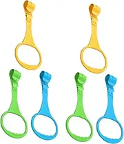 GREENADSCAPE 6pcs Baby Pull Rings Toddler Exercise Arm Strength Ring Nursery Pull Rings for