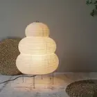 Japanese Style Wabi-Sabi Table lamp LED Rice Paper Lantern Floor Lamp