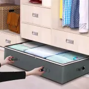 Under Bed Storage Bag Foldable Quilt Bag Wardrobe Clothes Organizer Storage Box