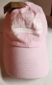 North Myrtle Beach SC Lucky 7 USA Pink Strap Back Hat New