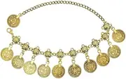 [HUFFA] Retro Silver Color Coin Tassel Anklet Bracelet Boho Gypsy Summer Beach Ethnic Tribal Festival Bracelets Bohemia Jewelry