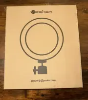 Yesker 10 Inch Desktop Tripod Stand Phone Holder Ring light 3 Light Modes NIB