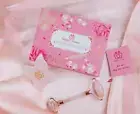 Rose Quartz Gua Sha Massage Crystal Stone Tool + Rose Quartz Crystal Roller Set