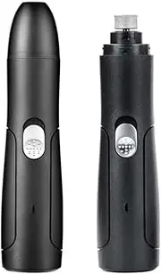 Dog Nail Grinder, 2-Speed Electric Dog Nail Clippers Trimmer Grinder, Low Noise Pet Nail Grinder for Small Medium Large Dogs Cats Pets Painless Paws Grooming(Black)