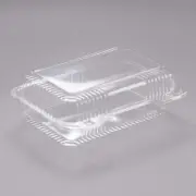 Dart StayLock Hinged 9.4 X 6.8X3.1 Container, PET | 250 per case
