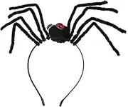 [TOYZFRIENDY] Spider Headband Spider Web Spider Costume Props Makeup Hair Band Spider Headpiece Halloween Party Cosplay Halloween Prop Halloween Party Headdress Party Headband Polyester Red