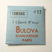 BULOVA 10BOAC Genuine Factory Replacement Watch Part #17 - CLUTCH WHEEL