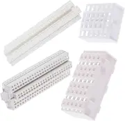 Learn and Decorate: 4pcs Miniature Model Sets Plastic Mini Buildings for Architectural Study and Home