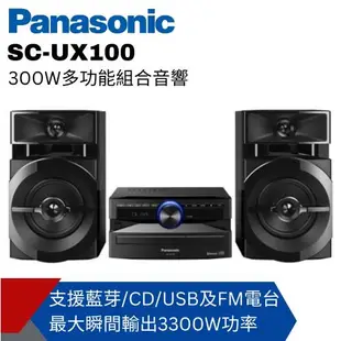 Panasonic國際牌 300W多功能組合音響SC-UX100