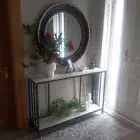 2 Tiers Hallway Console Table Anti-scratch Marble Top Sturdy Frame 120x30x78cm