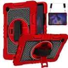 For Samsung Galaxy Tab S9 FE/S8/S7 / Tab A Heavy Duty Shockproof Case with Strap