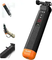Floating Bluetooth Remote Hand Grip for GoPro Hero 13 12 11 10 9 8 Black, Waterproof Portable Vlog Selfie Stick, Pole Monopod Handle Mount Accessory for Underwater Snorkeling & Water Sports