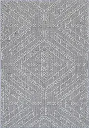 Marique Kaua Ash Tribal Flatweave Rug