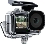 Waterproof Case for DJI Action 3 Camera, Underwater Housing Shell Cage Supports
