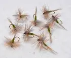12 Flies Blue Winged Olive Dry Fly Mustad Signature Fly Fishing Hooks