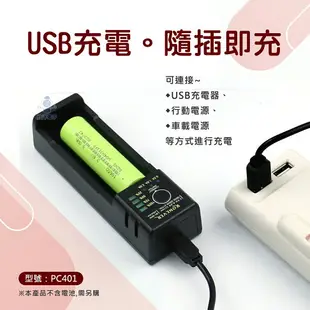 ※ 欣洋電子 ※ RONEVER 向聯 鋰電鎳氫電池充電器-2A (PC401) 18650 21700 26650 AA AAA 適用強光手電筒 頭燈 手持式電風扇 鋰電池捕蚊拍