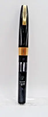 Sheaffer Vintage Compact II White Dot Black Cartridge Pen-new-chalked-medium nib