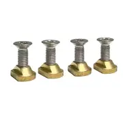 4Pcs Hydrofoil Mounting Brass T-Nuts for Surfing All Hydrofoil Tracks3244