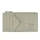 Louis Vuitton LV M82282 AEROGRAM 經典拉鍊卡片零錢包.灰綠