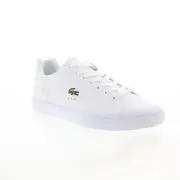 Lacoste Lerond Pro Bl 23 1 Cma Mens White Leather Lifestyle Sneakers Shoes