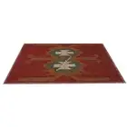 Dining Table Set Wool Jute Kilim Placemat Geometric Pattern Bowl Mat Tableware