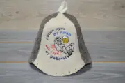 Russian Sauna Hat Felt Spa Hat Wool Шапка Для Бани Accessories Felt bath acces