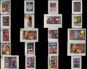 LOT-20-FLEER, IMAGE, FPG, ULTRA, SKYBOX, TOPPS ETC. UNCUT PROMO CARDS