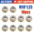 10pcs Reverse Nut M10x1.25 For Strimmer Brush Left Hand Thread Cutter Useful New