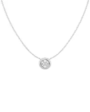 14K 1.00 ct. tw. Lab-Grown Diamond Solitaire Pendant Necklace