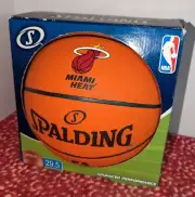 Spalding 29.5" Full Size professional miami heat Basketball New