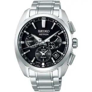 【SEIKO 精工】Astron 鈦金屬太陽能GPS衛星定位手錶-42.8mm 送行動電源(SSH067J1/5X53-0AV0D)