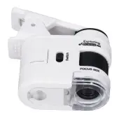 Microscope High Magnification Handheld Microscope With Phone Clip For ECA