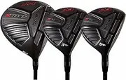Petite Senior Women's Majek K-Series High Launch 460cc 12.5° Driver and 3 5 Fairway Wood Set Golf Clubs, Right Handed Ultra Forgiving Senior Ladies Flex Graphite Shaft, Premium Tour Velvet Grip