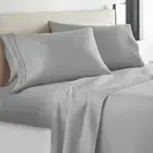 Twin Sheets Set, Luxury 1800TC Hotel Quality Double Brushed Microfiber Bed Sh...