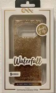 Case-Mate Waterfall Gold Glitter Case for Samsung Galaxy s10e 10 FT Drop Tested