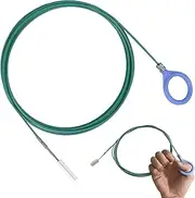 3m Long Flexible Feeding Tube Cleaning Brush Slim Drain Hole Cleaning Tool Drain Unblocker Wire Refrigerator Hose Pipe Sink Snake Drain for Car Sunroof Aquarium Air Conditioner Tube Upgraded