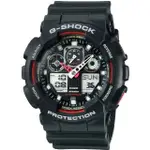 【CASIO 卡西歐】無限TOUGH精神G-SHOCK系列(GA-100-1A4)