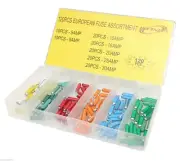 120 PC European Assorted Car Blade Fuse Color Coded Industrial Replacement Kit