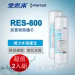 愛惠浦 10吋樹脂濾芯 RES-800 前置濾芯 2入