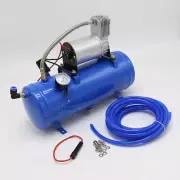 Air Compressors 120PSI 12V/24V Air Tyre Inflator Pump Compressor Capacity 6L